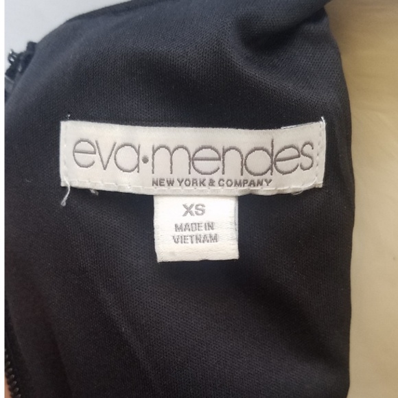 NY & Co Eva Mendes Black Sequin Dress XS - Picture 5 of 8